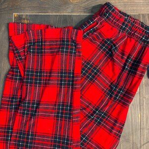 Nautica Men's Plaid Fleece Pajama Pants
